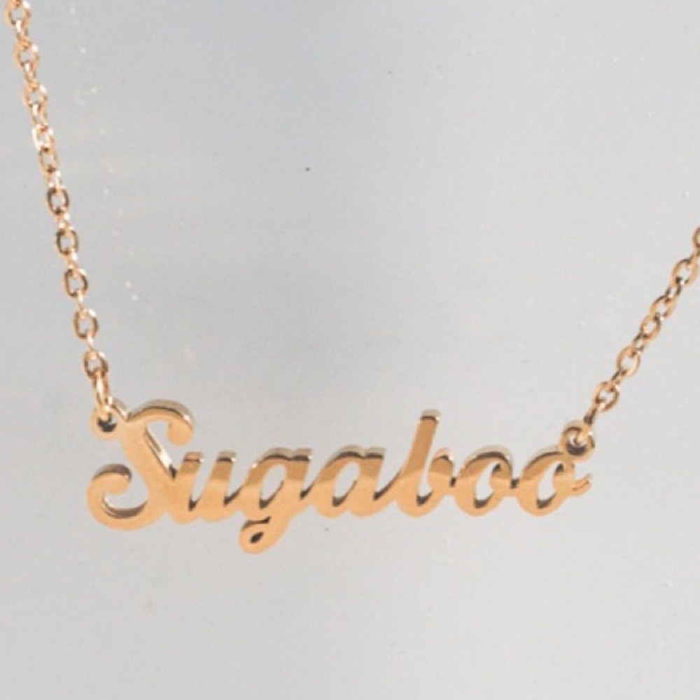Official Dua Lipa Sugaboo necklace